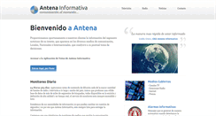 Desktop Screenshot of antenainformativa.com.mx