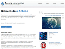 Tablet Screenshot of antenainformativa.com.mx